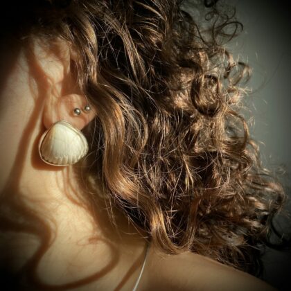 Ivory Shell earrings