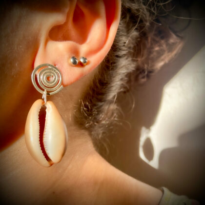 Spiral Shell earrings